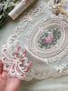 1pc Vintage Lace Placemat, French Retro Elegant Lace Tablecloth, Handmade Embroidered Table Mat, Suitable For Home Dining Table Decor, Party Decoration, Home Decor, Room Decor, Wall Decor
