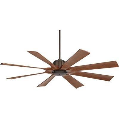 60" Possini Euro Design Defender Industrial Rustic Indoor Outdoor Ceiling Fan with Remote Control Oil Rubbed Bronze Koa Damp Rated for Patio