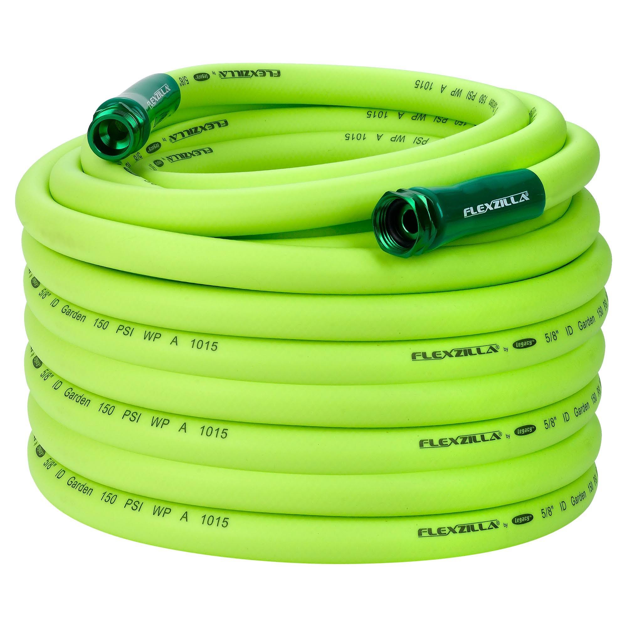 Legacy Flexzilla 5/8" x 100' Heavy Duty Lightweight Drinking Water Garden Hose, Green Main image