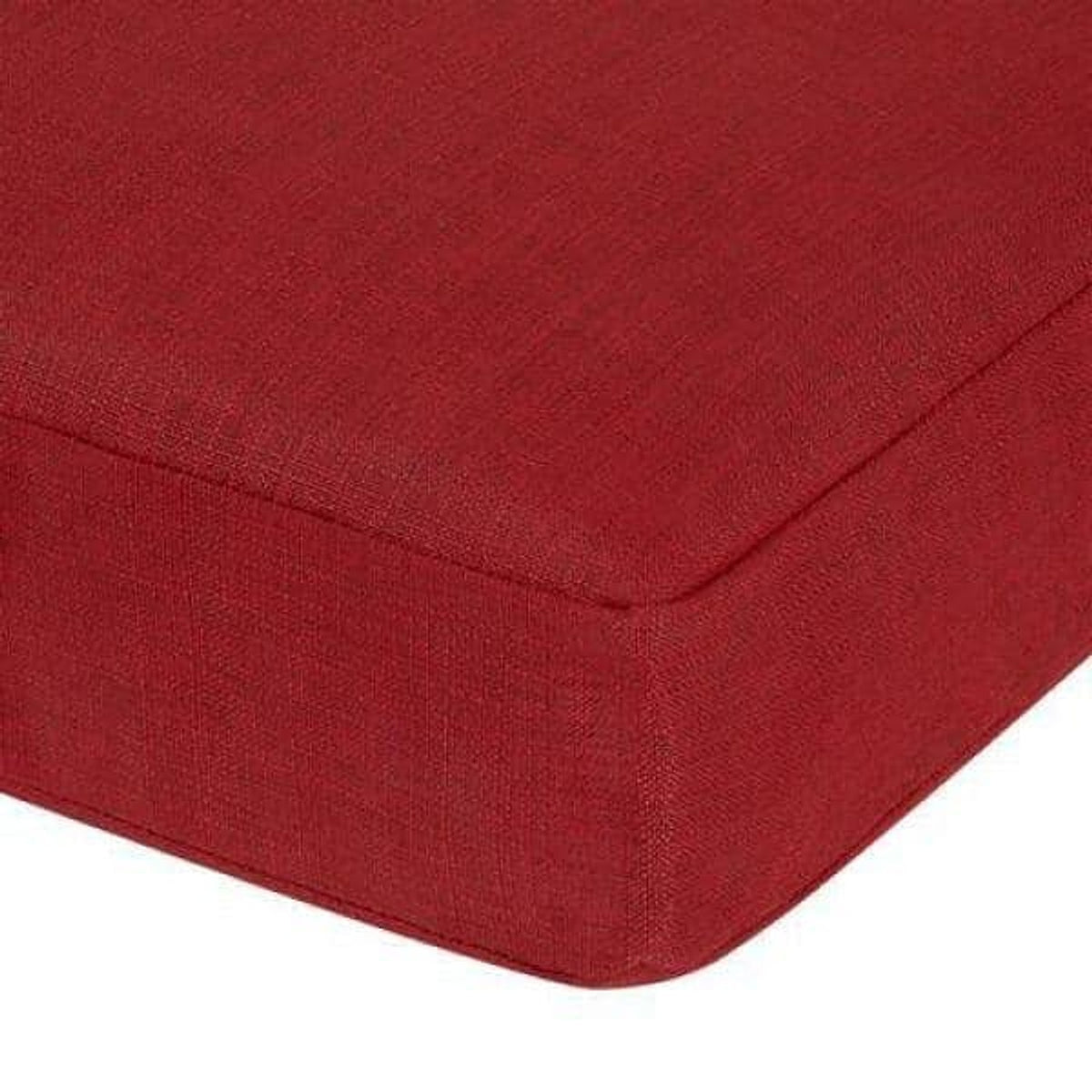 20 in. x 20 in. CushionGuard Trapezoid Outdoor Dining Chair Replacement Seat Cushion in Chili