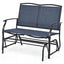 Tangkula 2-Person Patio Swing Glider Bench