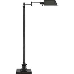 Jenson Modern Pharmacy Floor Lamp Dark Bronze Adjustable Metal Head for Living Room Reading Bedroom Office - Regency Hill